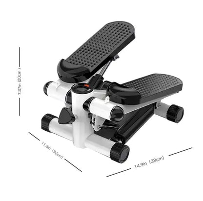 Mini Stepper For Exercise - 300 LBS Loading Capacity, Hydraulic Fitness Stepper With LCD Monitor